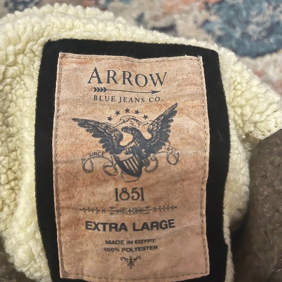 Arrow Blue Jeans Co Men’s Fleece Quarter Zip - Picture 6 of 6